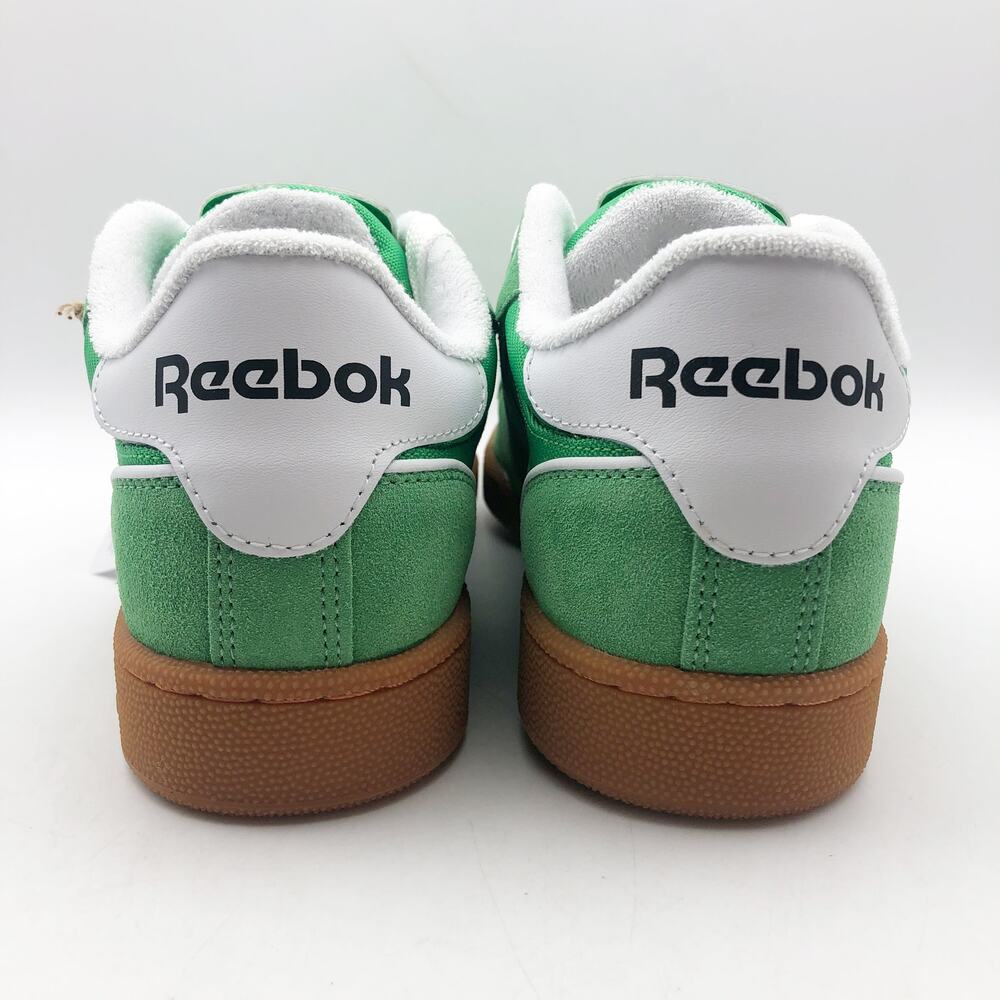 Reebok x Pleasures Club C Bulc Sneakers Mens 12 Green White Suede Casual NIB - Picture 9 of 11